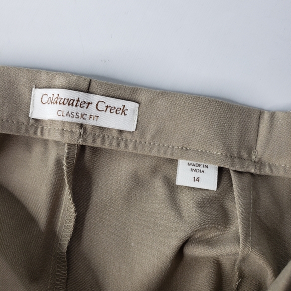 Coldwater Creek New Classic Fit Holly Preppy Minimalist Capsule Essential Pants - Picture 2 of 11